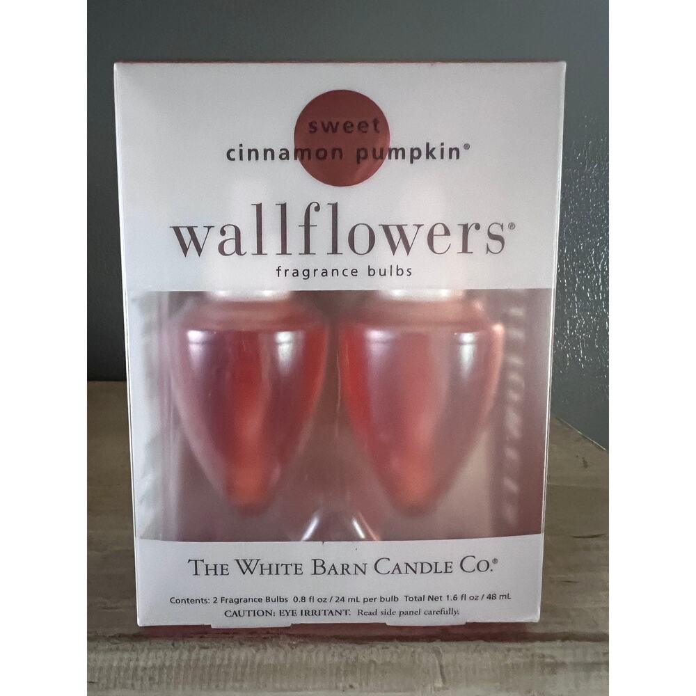 The White Barn Candle Co. Wallflowers Sweet Cinnamon Pumpkin Bulbs 2 Pack
